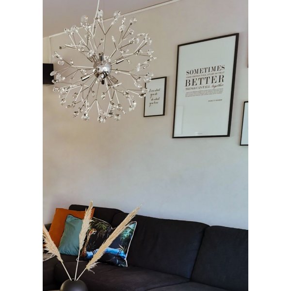 Taklampe Viva - Krom/klar Taklampe Viva - Krom/klar