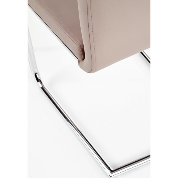 Stol Annmarie - Cappuccino/krom Stol Annmarie - Cappuccino/krom