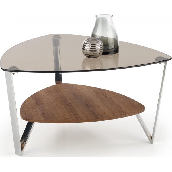 Gail salongbord 80 x 80 cm - Brun