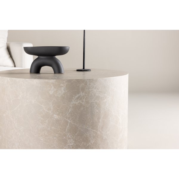 York salongbord Ø80 cm - Beige York salongbord Ø80 cm - Beige