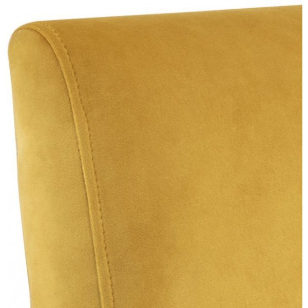 Cloe lenestol - Gul/svart