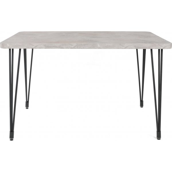 Lagos spisebord 120 x 70 cm - Grå/svart Lagos spisebord 120 x 70 cm - Grå/svart