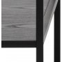 Seaford skrivebord 130 cm - Sort