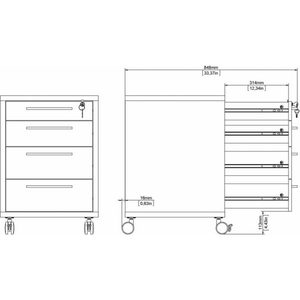 Prima Box Hurts - Svart Prima Box Hurts - Svart