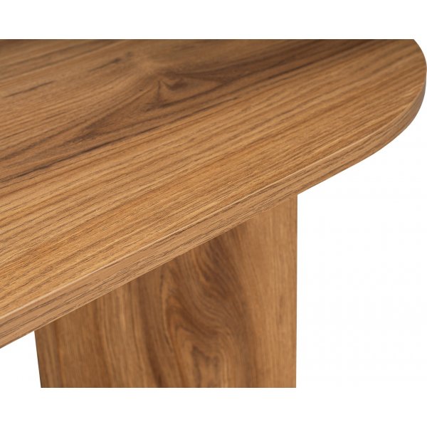 Ovalt salongbord 120 x 60 cm - Brun Ovalt salongbord 120 x 60 cm - Brun