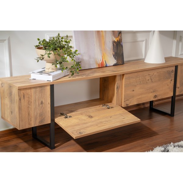 Serenity TV-stativ - Furu/svart Serenity TV-stativ - Furu/svart