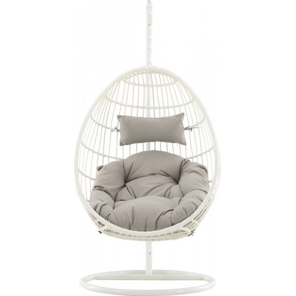 Viga hengestol - Hvit/grå Viga hengestol - Hvit/grå