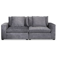 Fiskvik modulsofa 3-seter sofa - Grå Adore Velour Fiskvik modulsofa 3-seter sofa - Grå Adore Velour