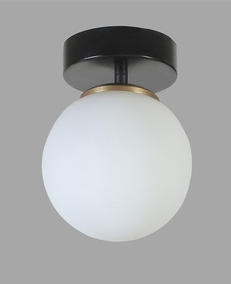 Donau taklampe - Sort/hvit