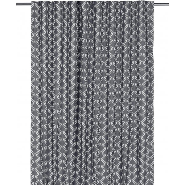 Anne gardin 2-pakning 2 x 140 x 260 cm - Asfalt
