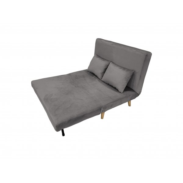 Sovesofa Helsingborg - Lys grå fløyel | 193 cm Sovesofa Helsingborg - Lys grå fløyel | 193 cm