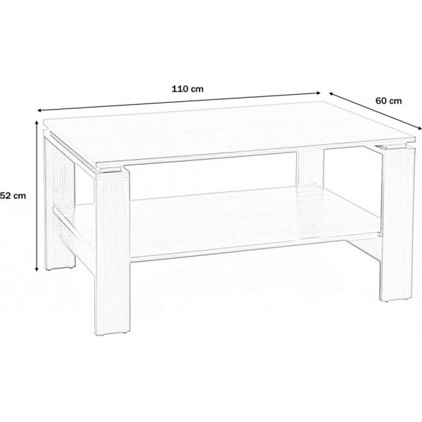 Anson sofabord - Mrk valntt