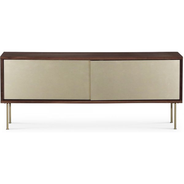 Volum media benk 132 cm - Valntt / messing