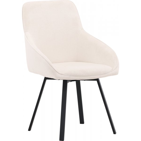 Rosie spisestuestol - Beige/svart