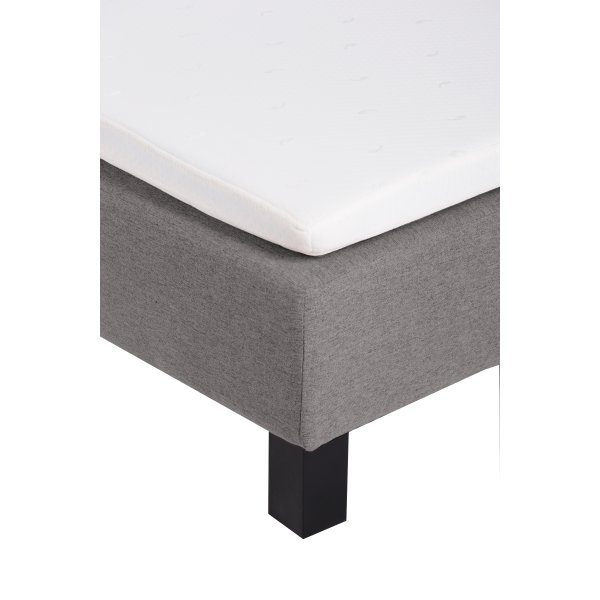 Somnia Familieseng 80x200 cm, enkeltseng med madrassbelegg - Grå Somnia Familieseng 80x200 cm, enkeltseng med madrassbelegg - Grå