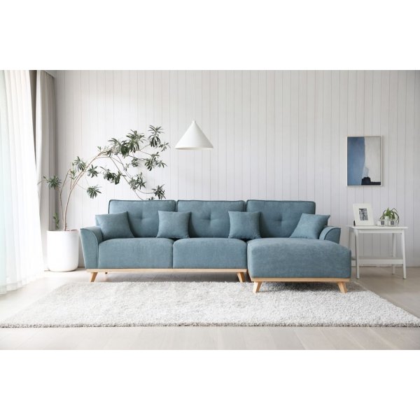 Classic divansofa - Lyseblå Classic divansofa - Lyseblå