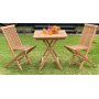 Grunnebo sammenleggbart spisebord 70 cm - Teak