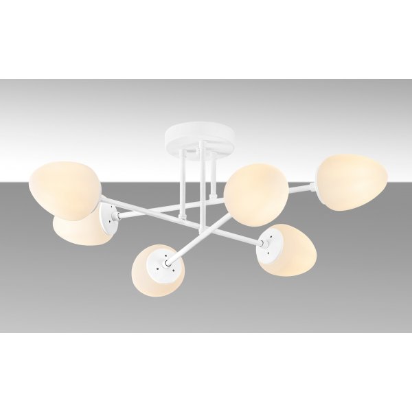 Camflo taklampe 10400 - Hvit