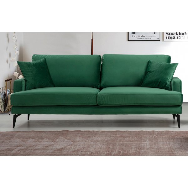 Papira 3-seters sofa - Grønn Papira 3-seters sofa - Grønn