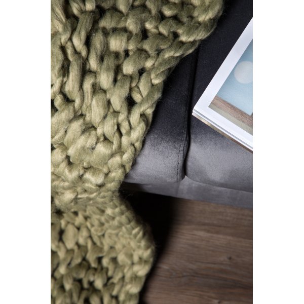 Hägg pledd, 130x170 cm - Mørkegrønn Hägg pledd, 130x170 cm - Mørkegrønn