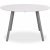 Rosvik rundt spisebord 120 cm - Hvit/grå
