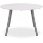 Rosvik rundt spisebord 120 cm - Hvit/gr