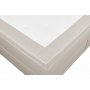Seng med 5-soners lomme beige 160x200 cm