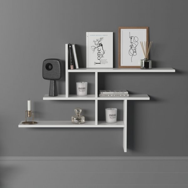 Gero vegghylle - Hvit Gero vegghylle - Hvit