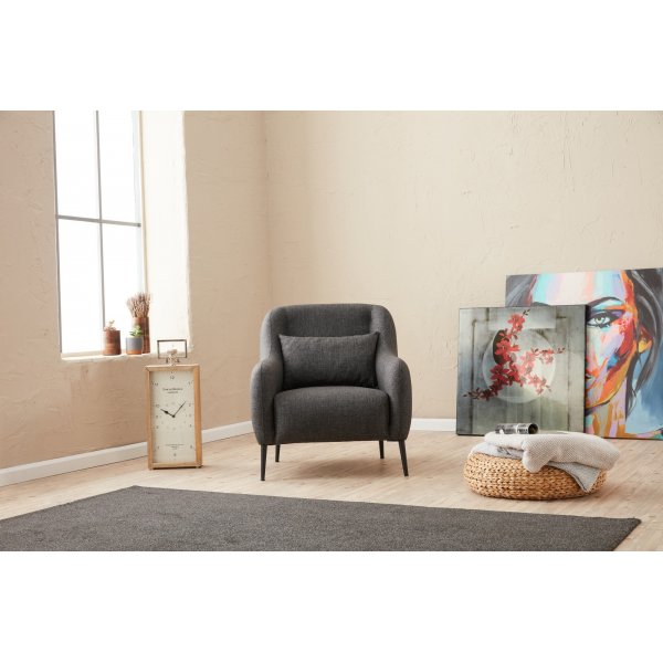 Venus lenestol - Antrasitt