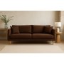 stermalm 3-seters sofa - Mrkebrun chenille