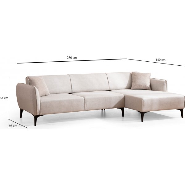 Belissimo divansofa - Hvit Belissimo divansofa - Hvit