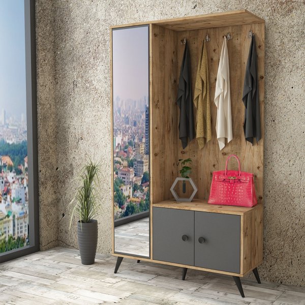 Vilamo gangm�bel - Furu/antrasitt