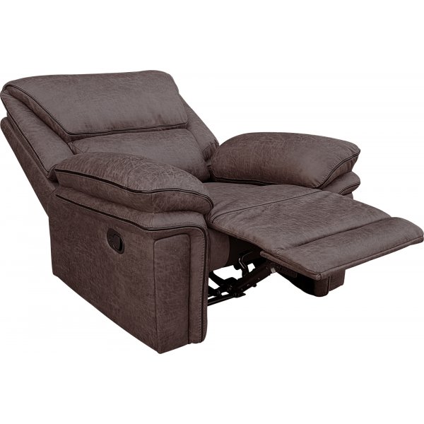 Reclinerlenestol Riverdale - Brun (Mikrofiber) + Tekstilrens for møbler Reclinerlenestol Riverdale - Brun (Mikrofiber) + Tekstilrens for møbler