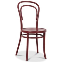 Bentwood Stol No14 Klassiker - Burgundy Bentwood Stol No14 Klassiker - Burgundy