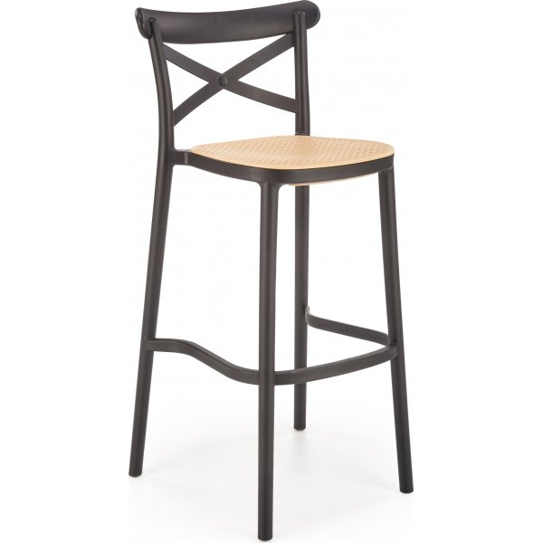 Pelican barstol 111 - Sort/beige Pelican barstol 111 - Sort/beige