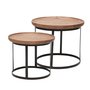 Melissa sofabord set med 2 stk. - Tre/metall