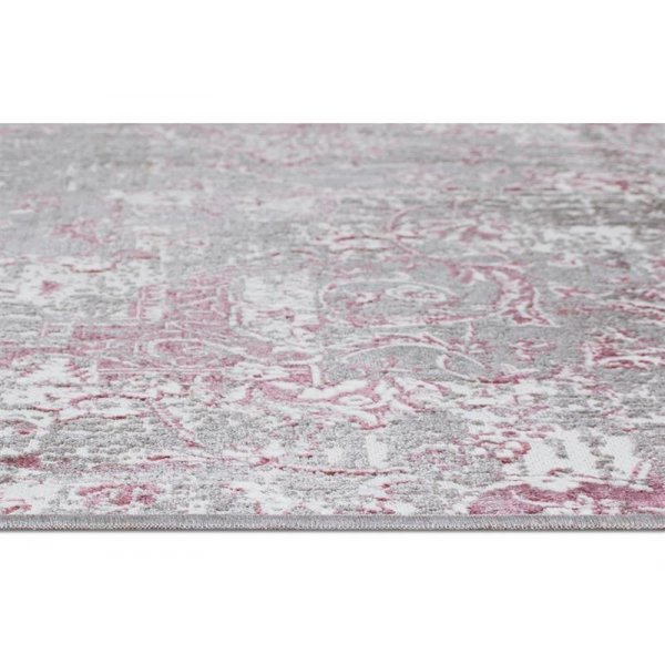 Kunstsilketeppe Nagari - Rosa Kunstsilketeppe Nagari - Rosa