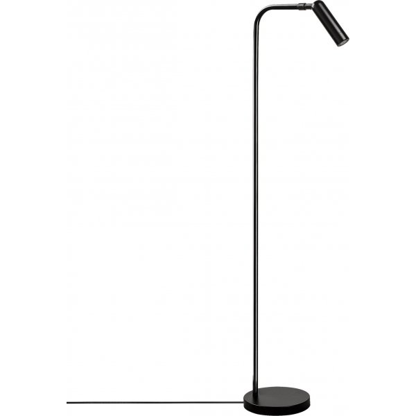 Ur gulvlampe - Svart Ur gulvlampe - Svart