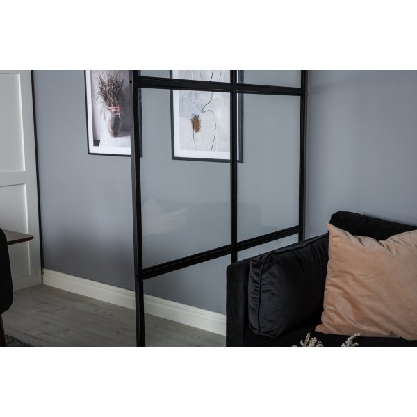 Leif industrivegg 120 x 210 cm - Sort Leif industrivegg 120 x 210 cm - Sort