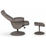 Times lenestol med fotskammel (Recliner) - Gr PU