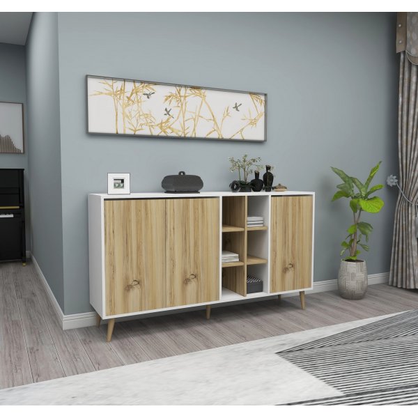 Bordskjenk - Eik/hvit Bordskjenk - Eik/hvit