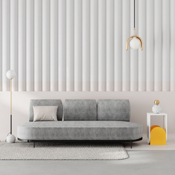 Nun sidebord - Hvit/sennepsgul Nun sidebord - Hvit/sennepsgul