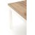 Callahan spisebord 90-125 x 90 cm - Craft eik/hvit
