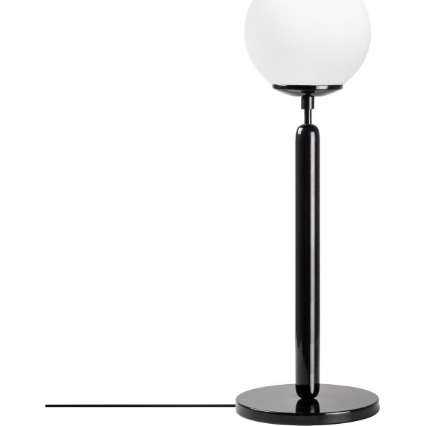 King bordlampe, opal - Svart