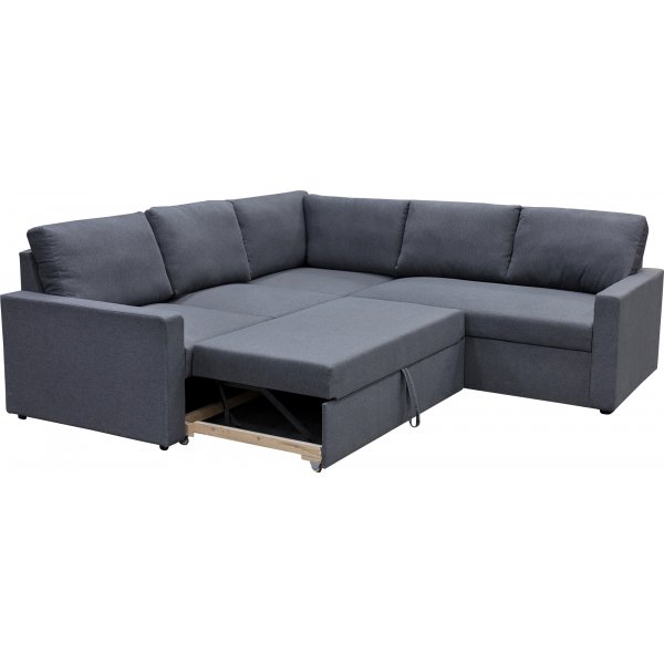 Dream sovesofa med oppbevaring (hjørnesofa) - Grå Dream sovesofa med oppbevaring (hjørnesofa) - Grå