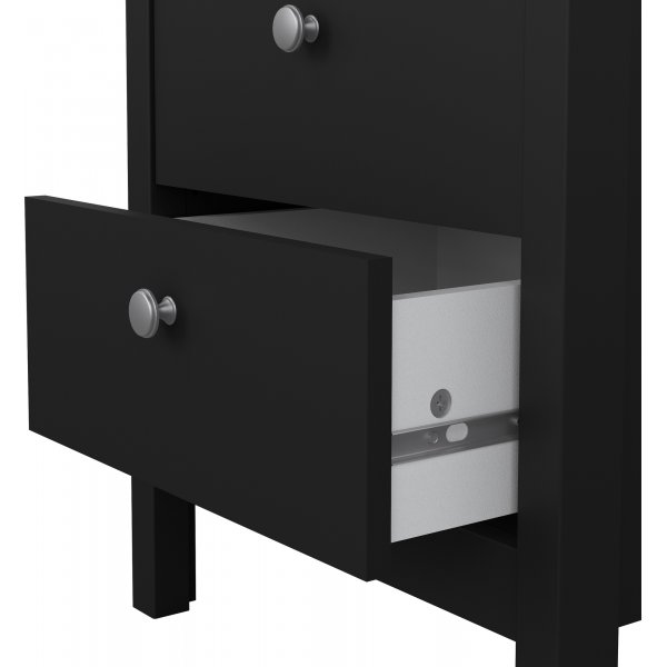 Madrid nattbord - Svart