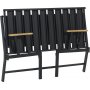 Lotus 2-seters utesofa - Svart/ryk
