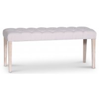 Cholet benk Bredde 110 cm - Antikk finish / Lin Cholet benk Bredde 110 cm - Antikk finish / Lin