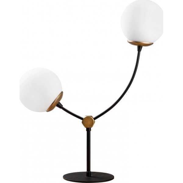 Kromozom bordlampe - Svart/hvit Kromozom bordlampe - Svart/hvit