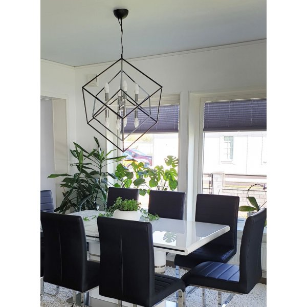 Taklampe Cubes - Svart / krom Taklampe Cubes - Svart / krom